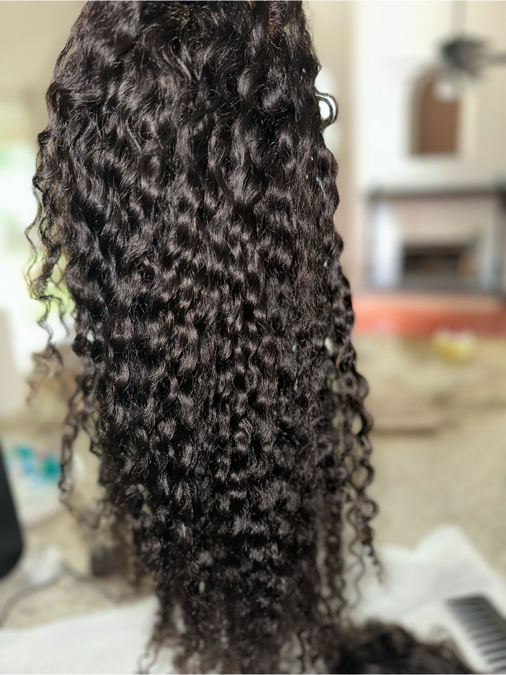 ✨ 2 for 1: HAIRVIVI Caribbean Deep Wave HD Lace Wig + FREE Bonus Wig ✨ - Picture 7 of 13